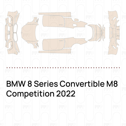 Pre-Cut PPF BMW 8 Series Convertible M8 Competition 2022