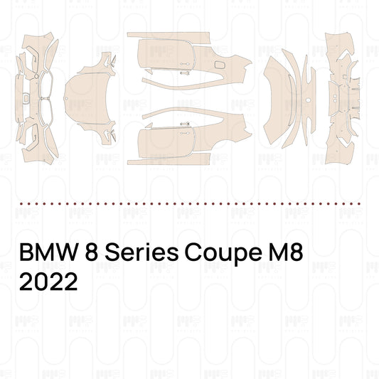 Pre-Cut PPF BMW 8 Series Coupe M8 2022