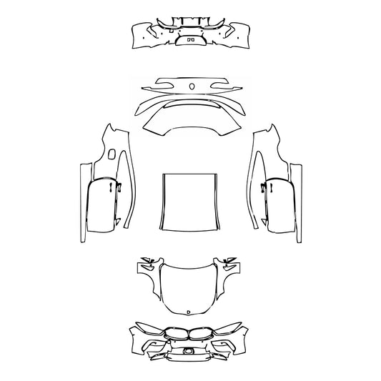 Pre-Cut PPF BMW 8 Series Coupe M8 2024 - PPF-Kits