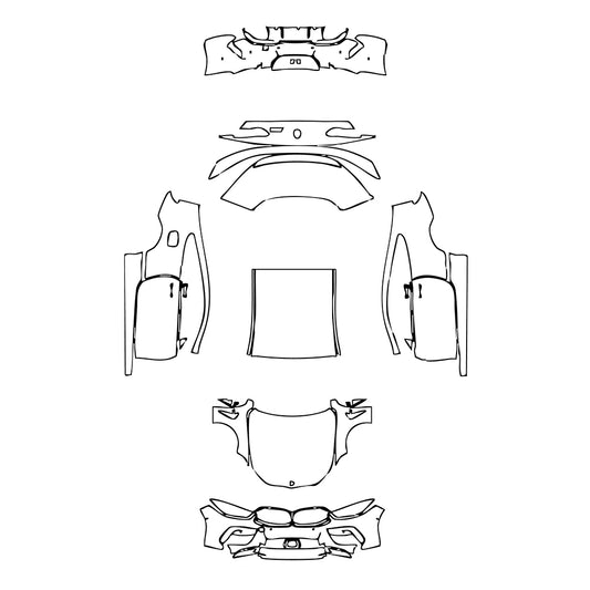 Pre-Cut PPF BMW 8 Series Coupe M8 Competition 2023 - PPF-Kits