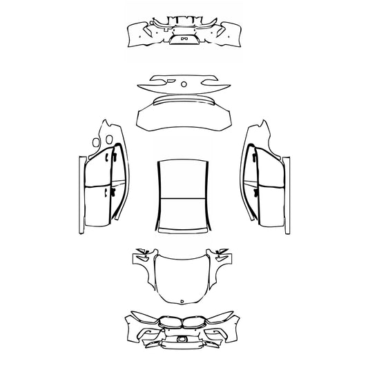 Pre-Cut PPF BMW 8 Series Gran Coupe M8 2022 - PPF-Kits
