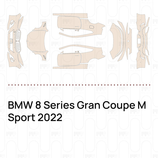 Pre-Cut PPF BMW 8 Series Gran Coupe M Sport 2022