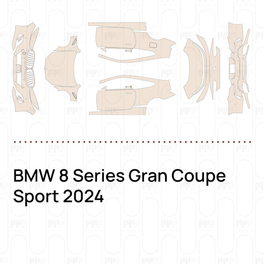 Pre-Cut PPF BMW 8 Series Gran Coupe Sport 2024
