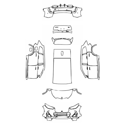 Pre-Cut PPF BMW X1 Extended Wheelbase M Sport 2023 - PPF-Kits