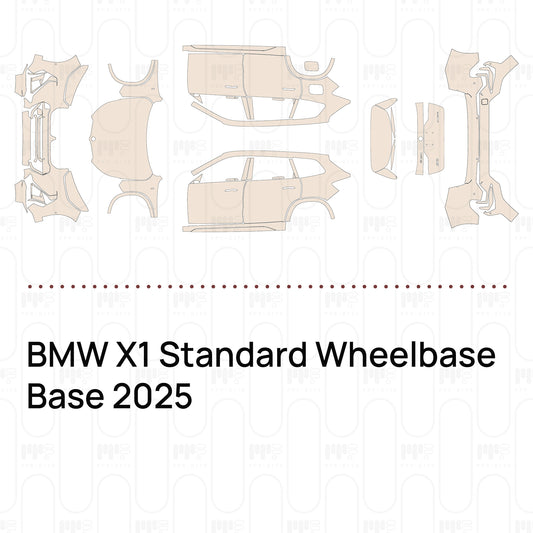 Pre-Cut PPF BMW X1 Standard Wheelbase Base 2025