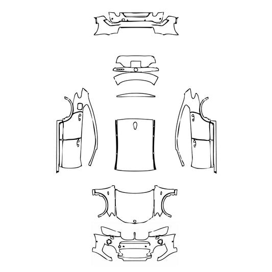 Pre-Cut PPF BMW X4 M40i 2018 - PPF-Kits