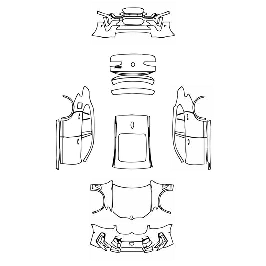 Pre-Cut PPF BMW X4 X4 M 2023 - PPF-Kits