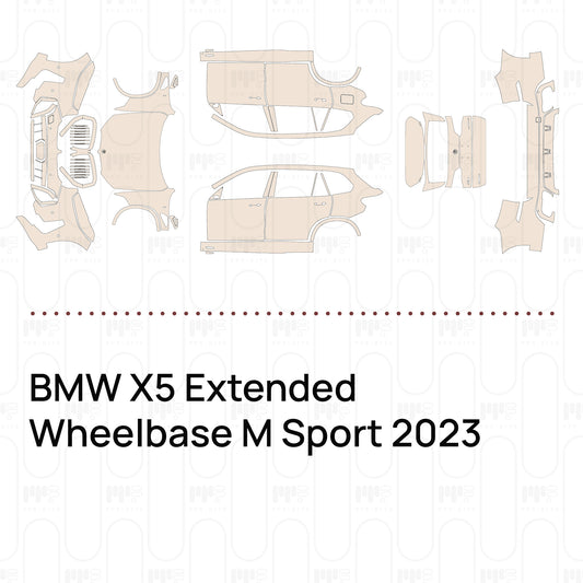 Pre-Cut PPF BMW X5 Extended Wheelbase M Sport 2023