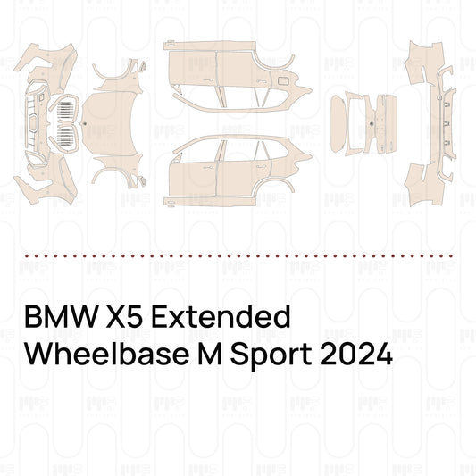 Pre-Cut PPF BMW X5 Extended Wheelbase M Sport 2024