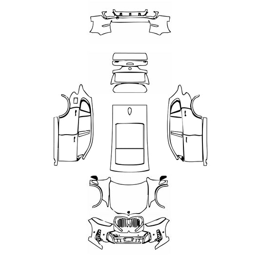 Pre-Cut PPF BMW X5 Standard Wheelbase M60i 2025 - PPF-Kits