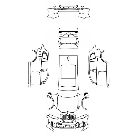 Pre-Cut PPF BMW X5 Standard Wheelbase M Sport 2023 - PPF-Kits