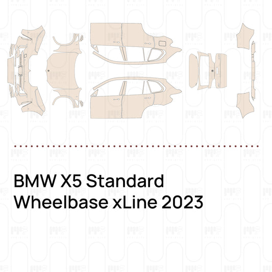 Pre-Cut PPF BMW X5 Standard Wheelbase xLine 2023