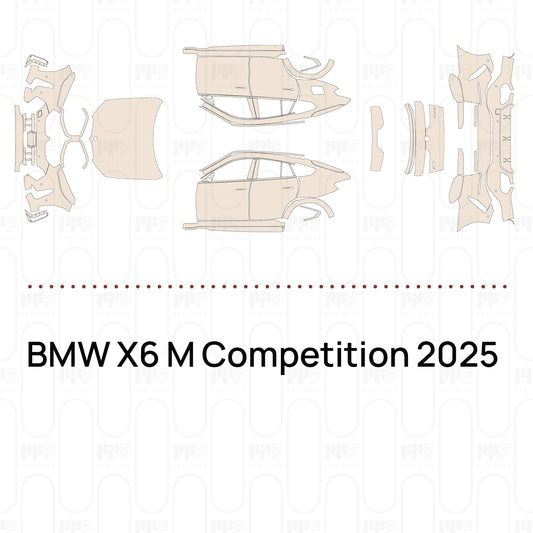 Pre-Cut PPF BMW X6 M Competition 2025