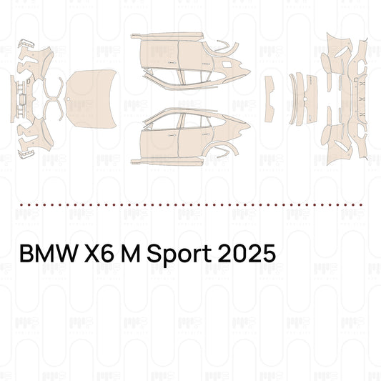Pre-Cut PPF BMW X6 M Sport 2025