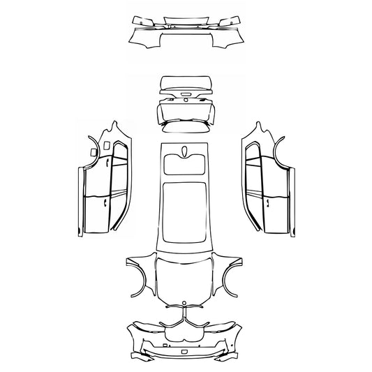 Pre-Cut PPF BMW X7 Luxury 2019 - PPF-Kits