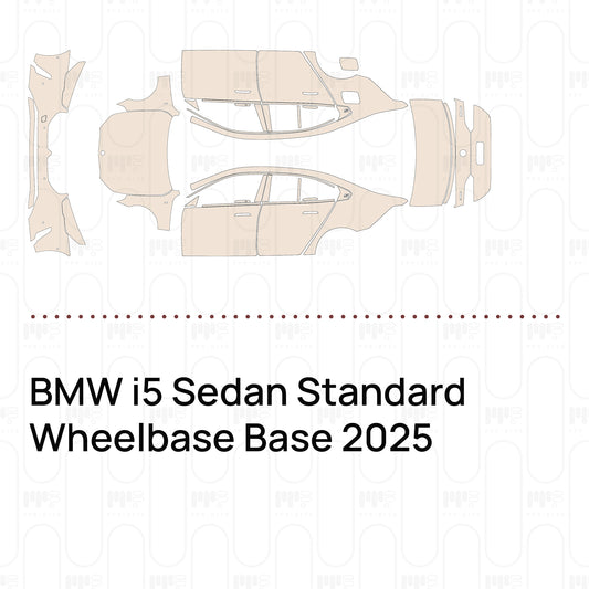 Pre-Cut PPF BMW i5 Sedan Standard Wheelbase Base 2025