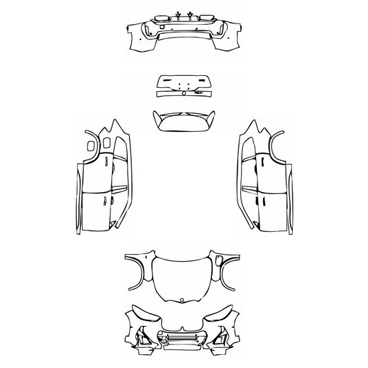 Pre-Cut PPF BMW iX1 Extended Wheelbase M Sport 2024 - PPF-Kits