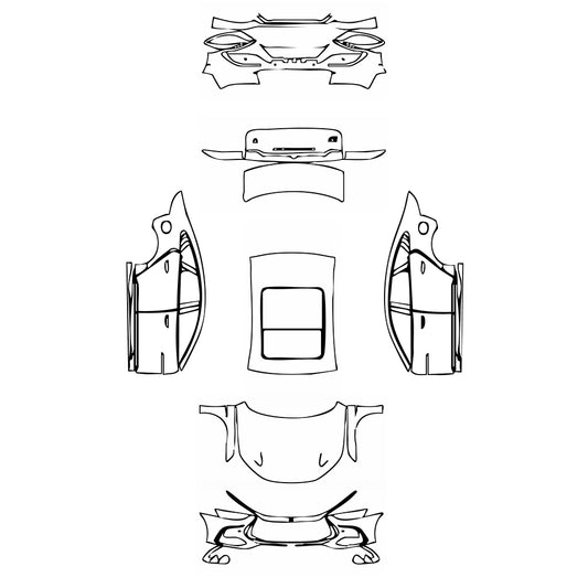 Pre-Cut PPF BYD Han DM-i 2022 - PPF-Kits
