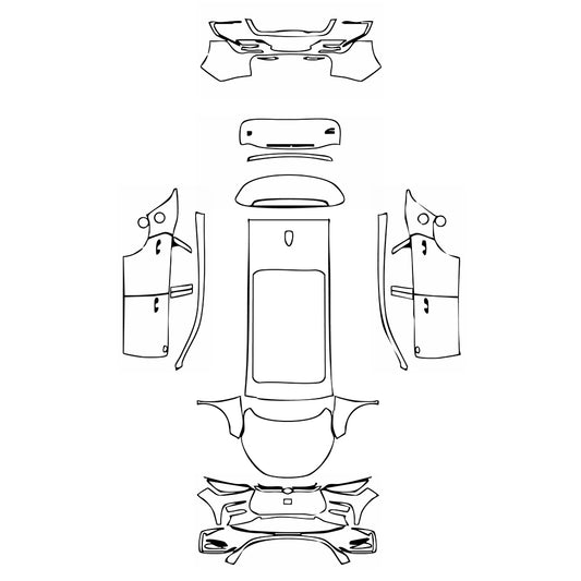 Pre-Cut PPF BYD Tang New Energy DM-i 2023 - PPF-Kits