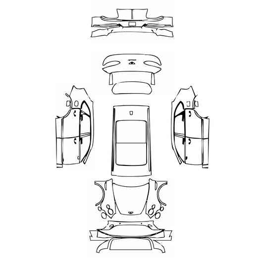 Pre-Cut PPF Bentley Bentayga Standard Wheelbase Azure 2025 - PPF-Kits