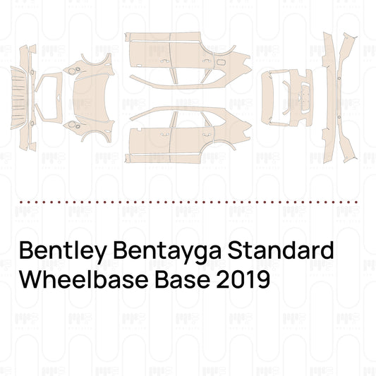 Pre-Cut PPF Bentley Bentayga Standard Wheelbase Base 2019