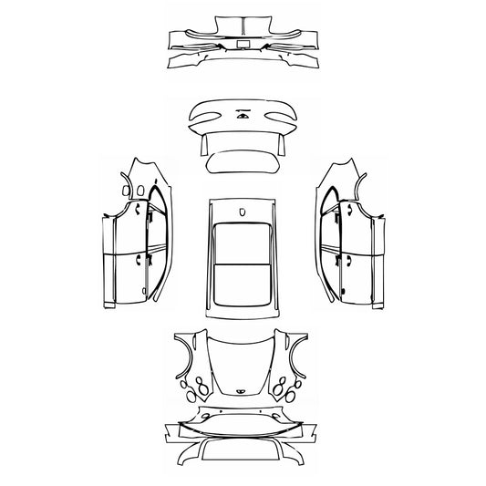 Pre-Cut PPF Bentley Bentayga Standard Wheelbase First Edition 2023 - PPF-Kits