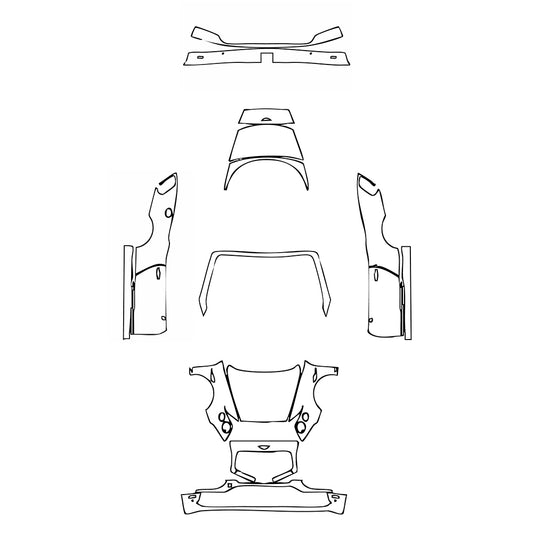 Pre-Cut PPF Bentley Continental GT V8 Convertible 2017 - PPF-Kits