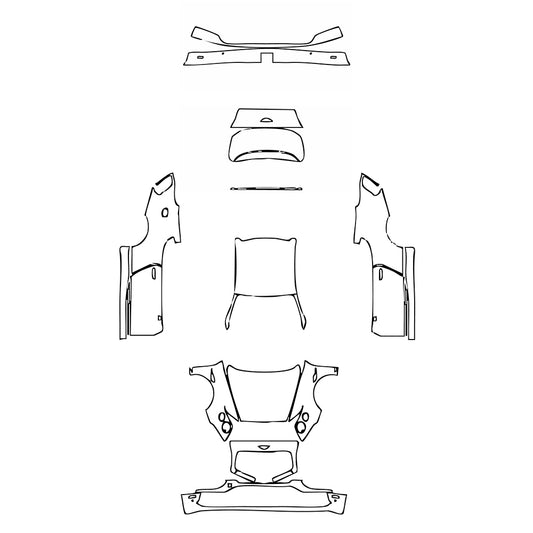 Pre-Cut PPF Bentley Continental GT V8 Coupe 2017 - PPF-Kits