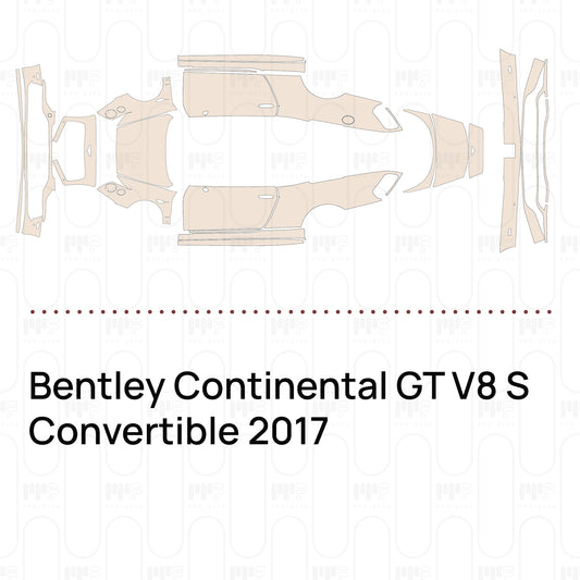Pre-Cut PPF Bentley Continental GT V8 S Convertible 2017