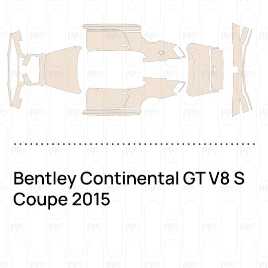 Pre-Cut PPF Bentley Continental GT V8 S Coupe 2015