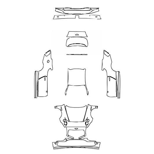 Pre-Cut PPF Bentley Continental GT V8 S Coupe 2017 - PPF-Kits
