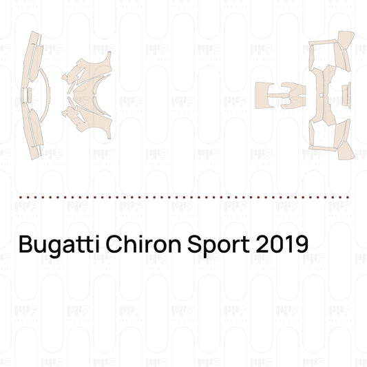 Pre-Cut PPF Bugatti Chiron Sport 2019