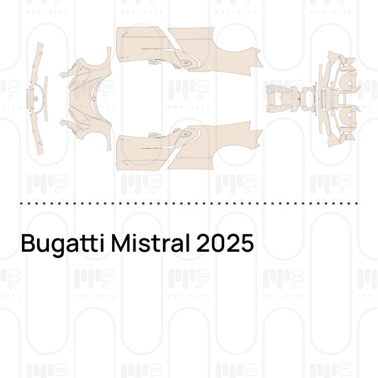 Bugatti Mistral 2025 – Pre-Cut PPF