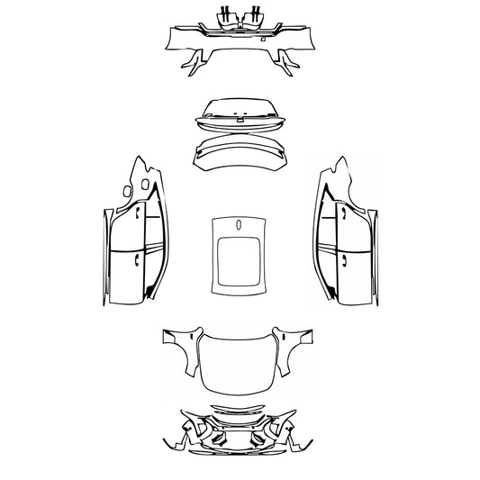 Passgenaue Lackschutzfolien PPF Cadillac CT5 V-Series Blakwing 2025