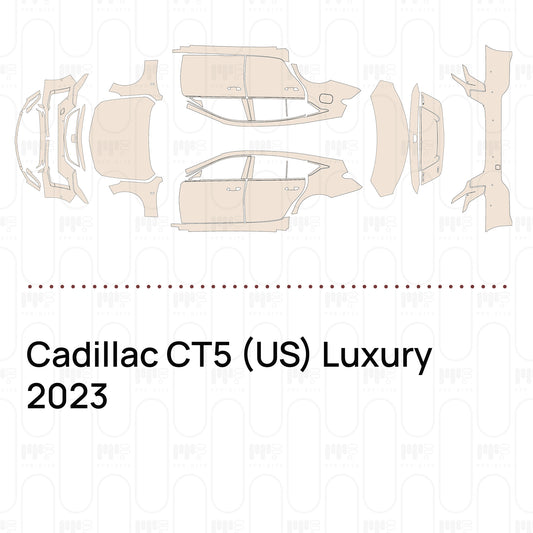 Pre-Cut PPF Cadillac CT5 (US) Luxury 2023
