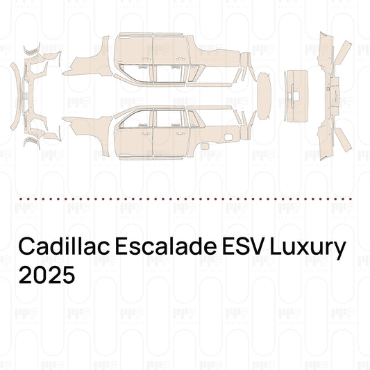 Pre-Cut PPF Cadillac Escalade ESV Luxury 2025