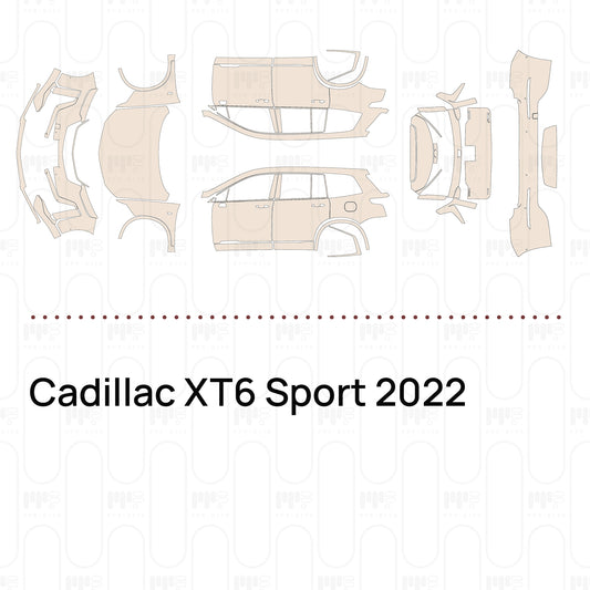Pre-Cut PPF Cadillac XT6 Sport 2022