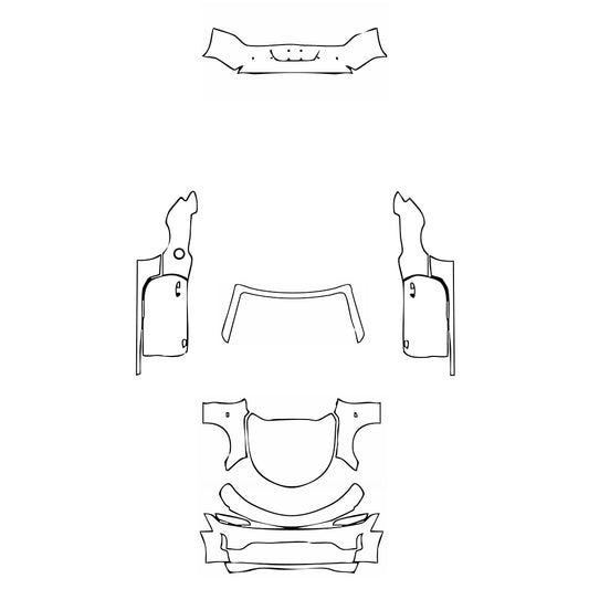Pre-Cut PPF Chevrolet Camaro LT Convertible 2019 - PPF-Kits