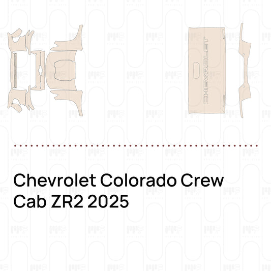 Pre-Cut PPF Chevrolet Colorado Crew Cab ZR2 2025