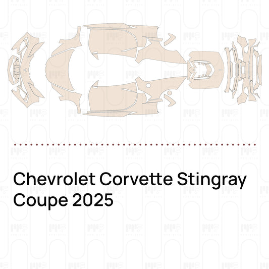 Pre-Cut PPF Chevrolet Corvette Stingray Coupe 2025