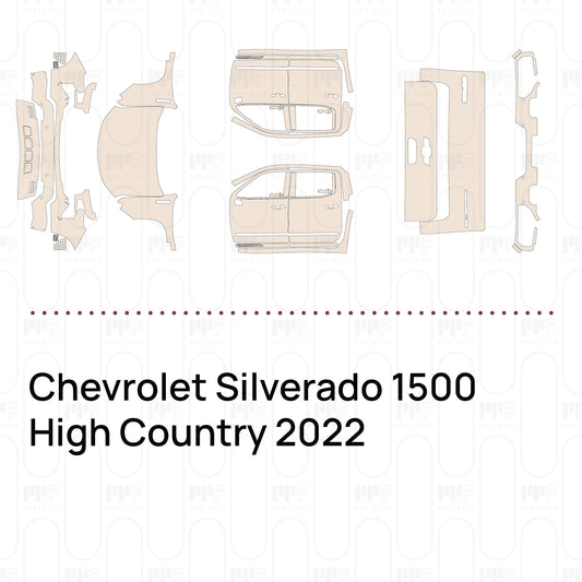 Pre-Cut PPF Chevrolet Silverado 1500 High Country 2022