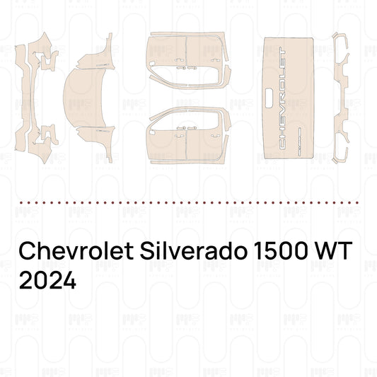 Pre-Cut PPF Chevrolet Silverado 1500 WT 2024