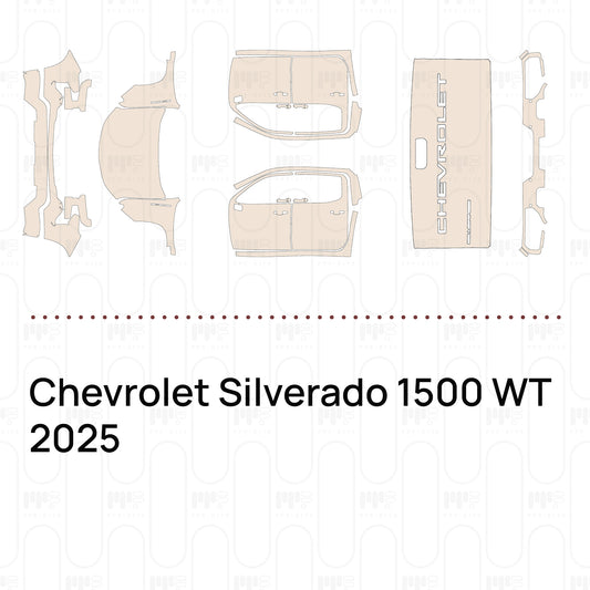 Pre-Cut PPF Chevrolet Silverado 1500 WT 2025