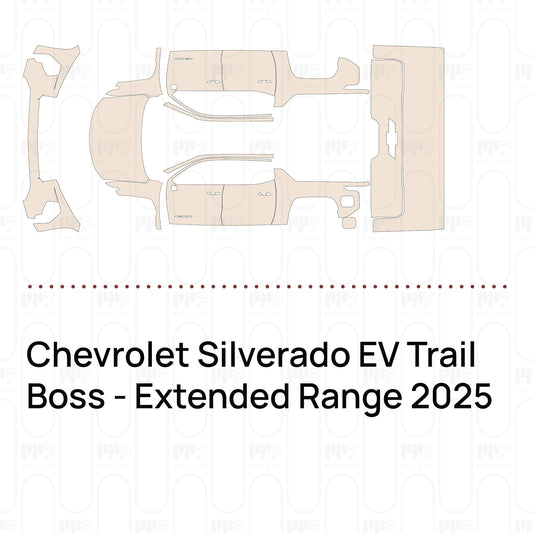 Pre-Cut PPF Chevrolet Silverado EV Trail Boss - Extended Range 2025