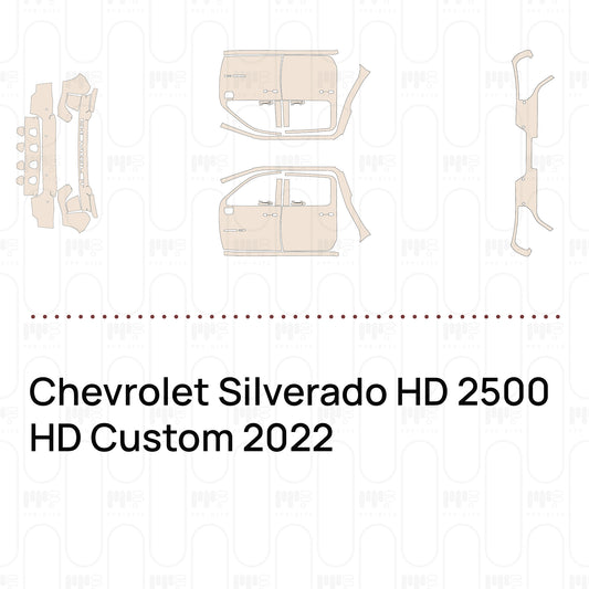 Pre-Cut PPF Chevrolet Silverado HD 2500 HD Custom 2022