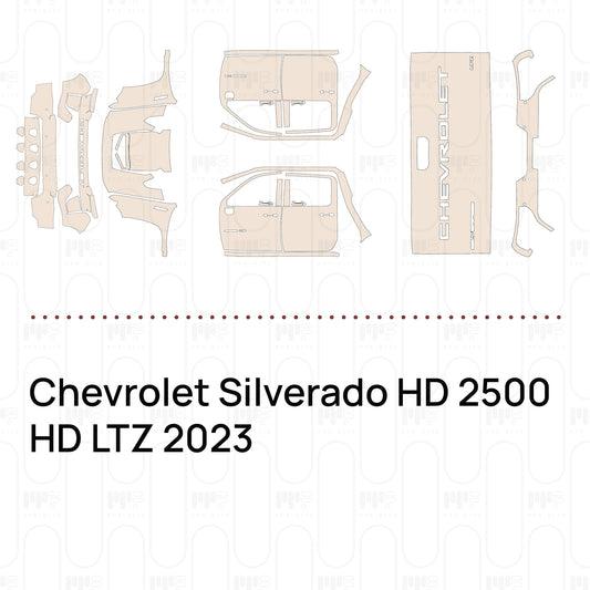 Pre-Cut PPF Chevrolet Silverado HD 2500 HD LTZ 2023