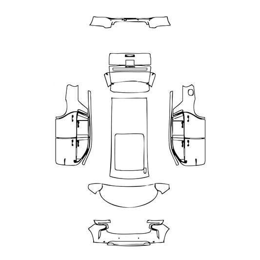 Pre-Cut PPF Chevrolet Tahoe High Country 2022 - PPF-Kits