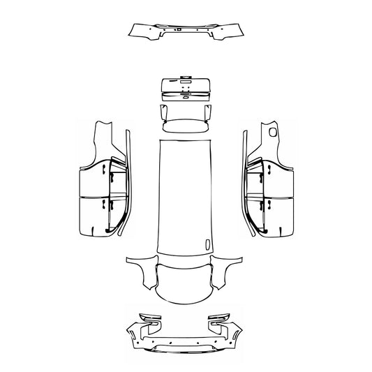 Pre-Cut PPF Chevrolet Tahoe LS 2025 - PPF-Kits