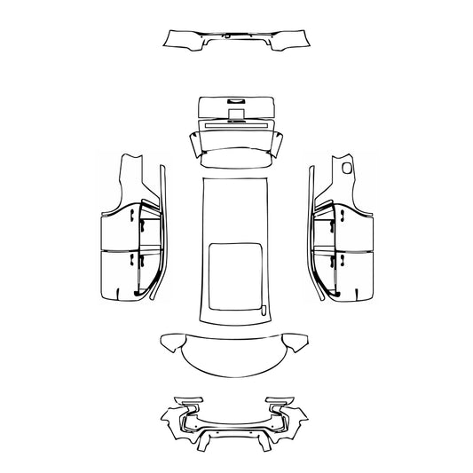 Pre-Cut PPF Chevrolet Tahoe Z71 2024 - PPF-Kits