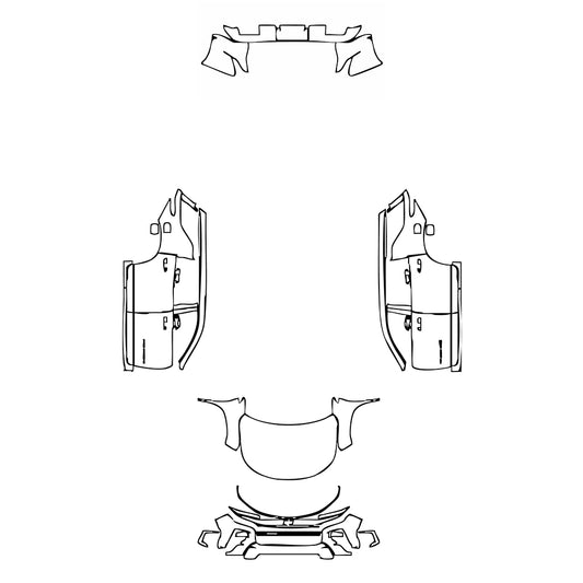 Pre-Cut PPF Chevrolet Traverse LS 2025 - PPF-Kits